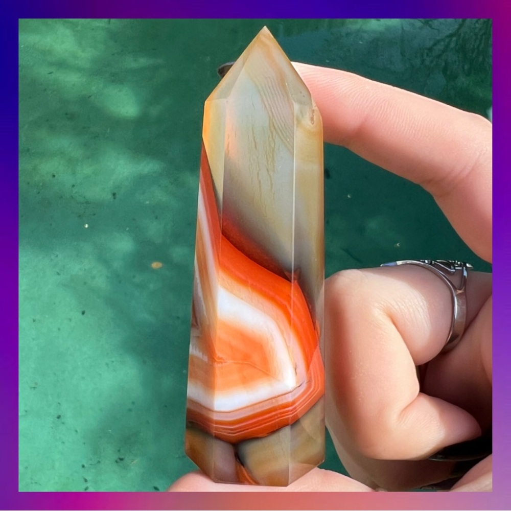Carnelian Crystal Tower
